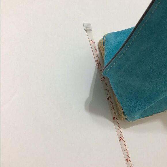 ALTUZARRA Blue Suede Bucket Basket Handbag - Picture 12 of 16